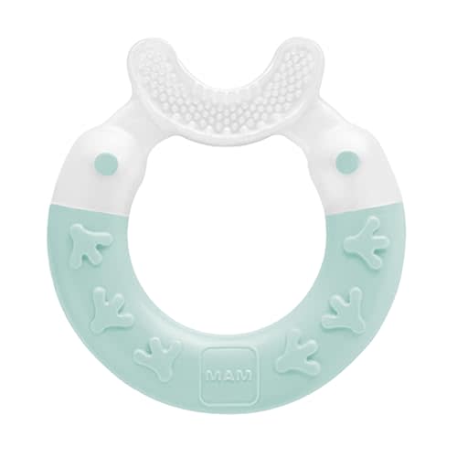 Bite & Brush Teether, Boys 3+ Months, 1-Count, Blue