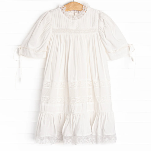 Heirloom Dress, White – Stitchy Fish
