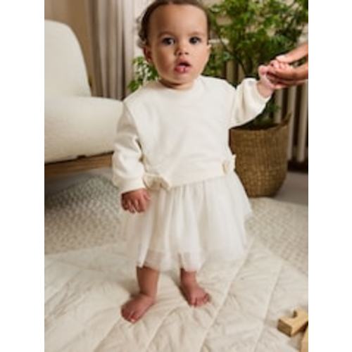 Buy White Twofer Mesh Baby Dress (0mths-2yrs) from Next USA