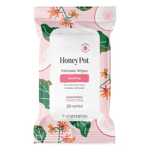 Honey Pot Intimate Wipes - Witch Hazel, 20 Count
