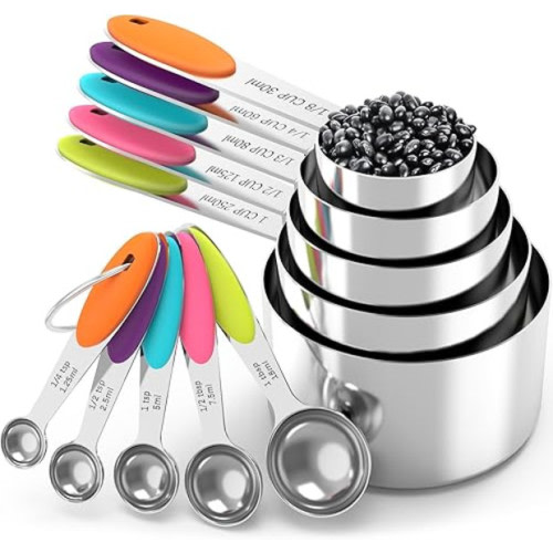 TILUCK Measuring Cups and Spoons Set