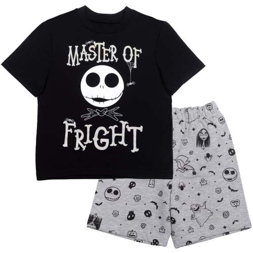 Disney Nightmare Before Christmas Jack Skellington T-Shirt and Shorts Outfit Set Infant to Big Kid
