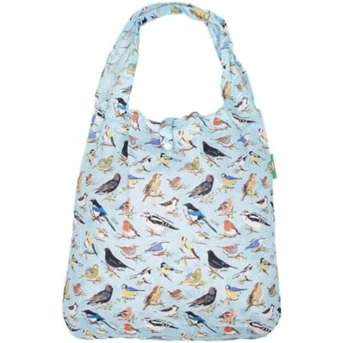 ECO CHIC Foldable Reusable Grocery Bags - Lightweight, Recycled & Reusable Shopping Bag - Waterproof Packable Tote