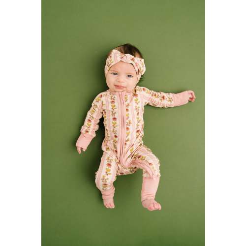 Vintage Floral Stripe Bamboo Sleeper