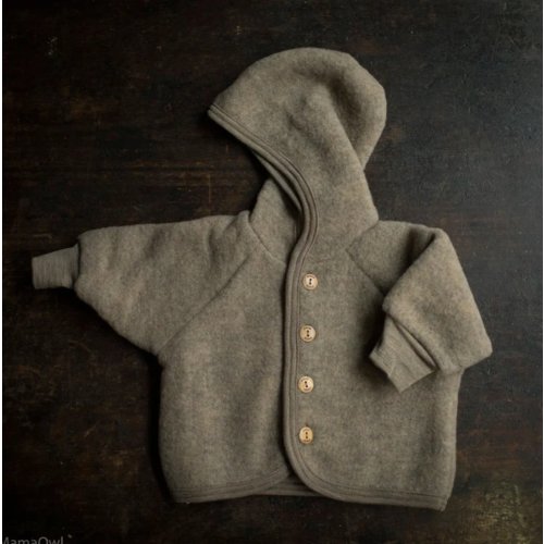 Baby & Kids Merino Wool Fleece Jacket - Lilac Rose