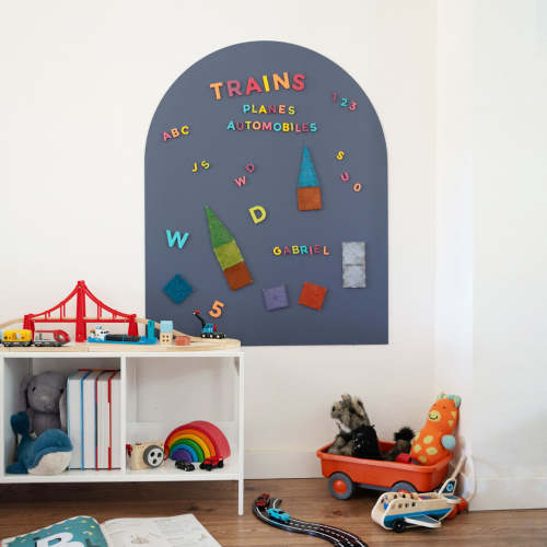 Arch Magnetic Wall Decal in Blue Slate (PRE-ORDER: Ships Mid-Late May) – The Type Set Co.