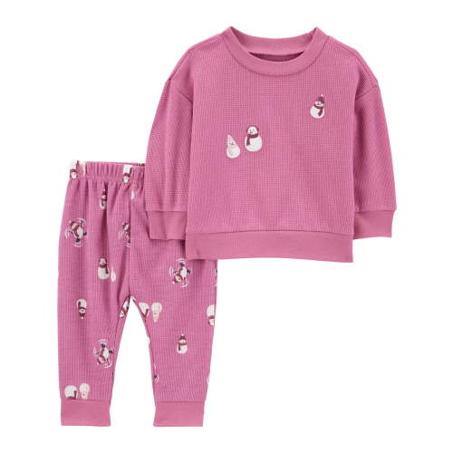 Carter's Child of Mine Baby and Toddler Girl Outfit Set, 2-Piece, Sizes 0/3-24 Months