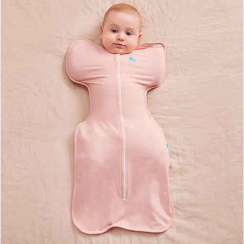 Swaddle Up™ 1.0 TOG Cotton Powder Pink Twinkle