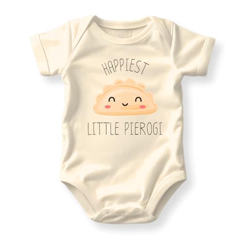 Happiest Little Pierogi Baby Bodysuit, Cute Pierogi Outfit for Children, Dumpling Foodie Shirt