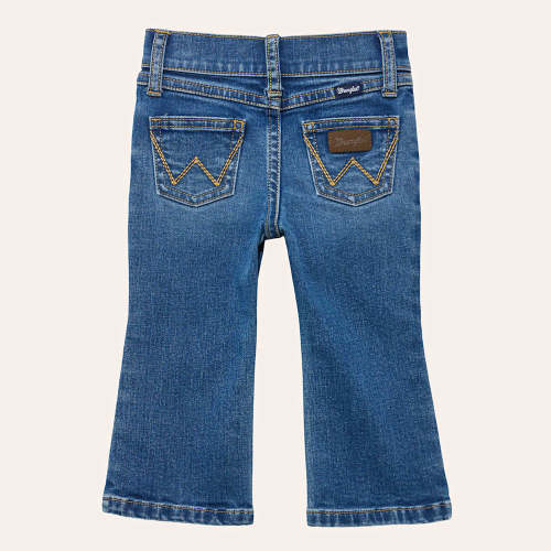 Wrangler Infant Toddler Boys' Medium Wash Adjustable Waist Jeans | Cavender's