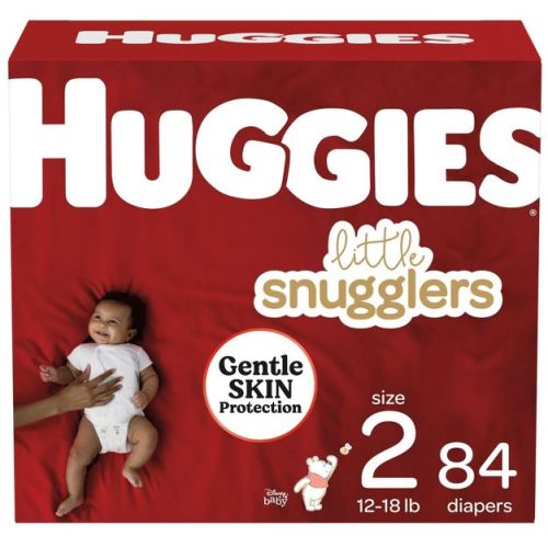 Huggies Little Snugglers Baby Diapers – (Select Size and Count)