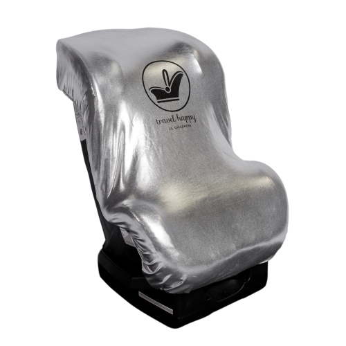 J.L. Childress Cool 'N Cover Car Seat Heat Shield and Sun Shade, Grey. Adult Use only.
