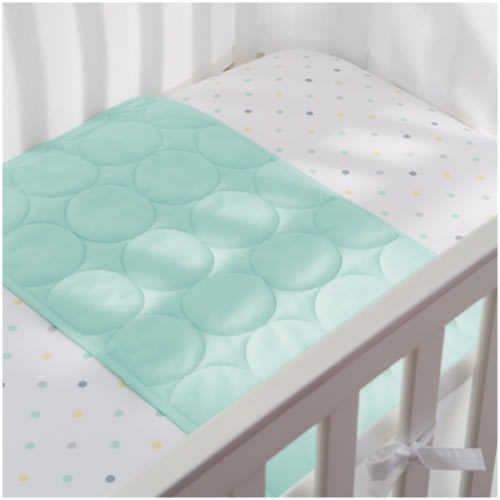 BreathableBaby Wick-Dry Plush Sheet Saver - Aqua