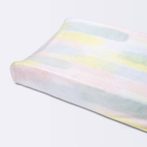 Changing Pad Cover - Cloud Island™ Brushstrokes: Fish Pattern, Animals, Polyester, 32 x 17 Inches