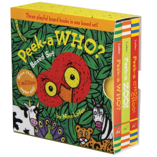 Peek-a Who? Boxed Set: (Children's Animal Books, Board Books for Kids) by Nina Laden, Hardcover | Barnes & Noble®