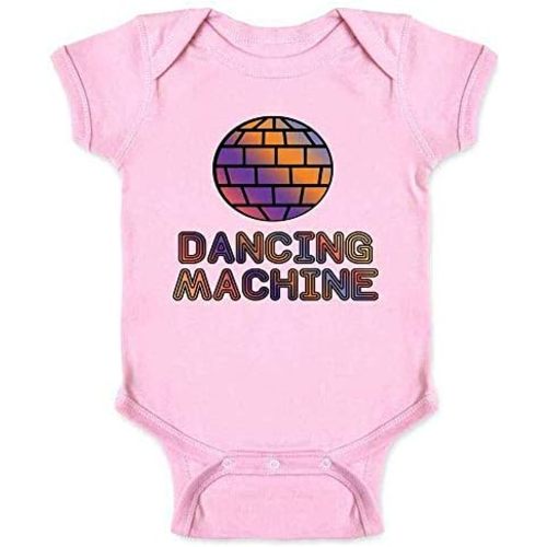 Pop Threads Dancing Machine Cute Funny Adorable Infant Baby Boy Girl Bodysuit