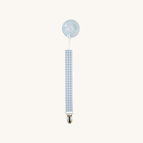 Parker Paci Clip - Blue Grand Gasparilla Gingham with Buckhead Blue