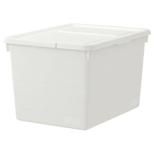SOCKERBIT Box with lid - white 15x20x11 ¾ "