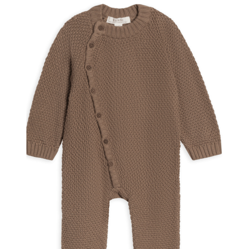 Casey Seed Stitch Sweater Knit Kimono Romper