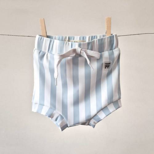 Baby Swim Pants - UPF50+ - Misty Blue Striped – Petit Filippe