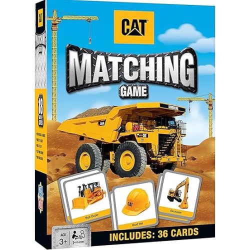 MasterPieces Officially Licensed CAT Picture Matching Card Game for Kids and Families