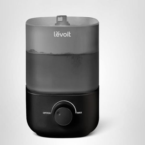 LEVOIT Top Fill Humidifiers for Bedroom, 2.5L Tank for Large Room, Easy to Fill & Clean, 28dB Quiet Cool Mist Air Humidifier for Home Baby Nursery & Plants, Auto Shut-off for Safety, 25H