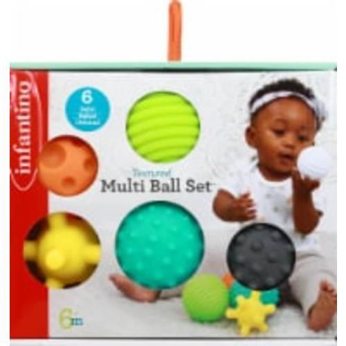 Infantino Textured Multi Ball Infant Toy Set, 6 pc