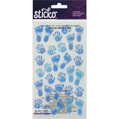 Sticko Pastel Baby Boy Prints Stickers