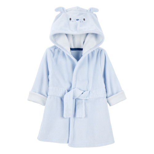 Baby Dog Hooded Terry Robe - Blue - Carter's | Carter's