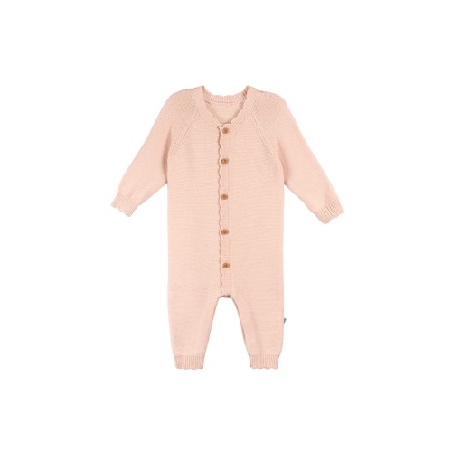 Pink Sweater Knit Coverall