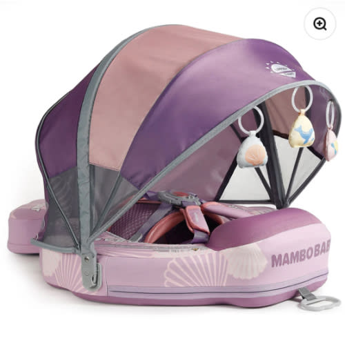 Mambobaby Float with Canopy and Tail Seashell