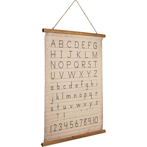 Creative Co-Op Alphabet & Numbers Wall Décor