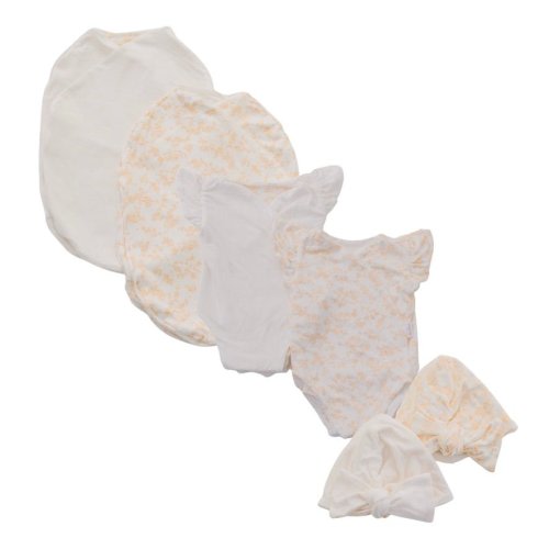 FLUTTER SLEEVE NEWBORN ESSENTIALS BUNDLE in Silky Modal