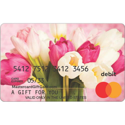Mastercard® $20-$500 Tulip Bouquet eGift Card (Plus $6.84 Purchase Fee) [Email Delivery]