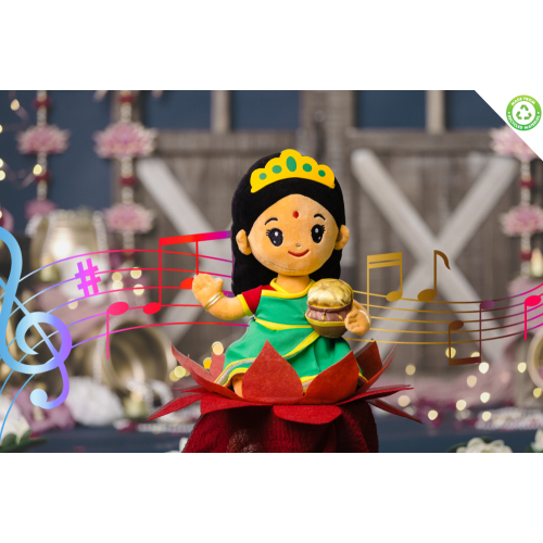 Laxmi Devi (Medium 11") Mantra Singing Plush Toy