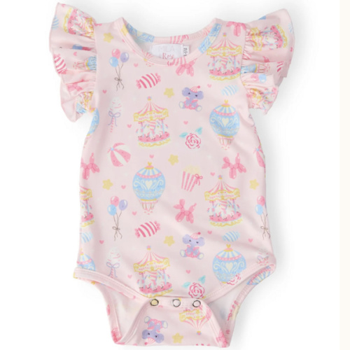 Off to the Circus S/S Flutter Bodysuit
