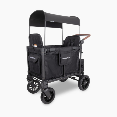 WonderFold Wagon W2 Elite Pro Stroller Wagon - Jet Black