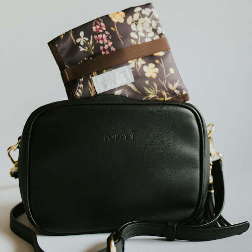 The Luxe Poppy Bag - Classic Black - Pre-Order Ships Late April/Early May
