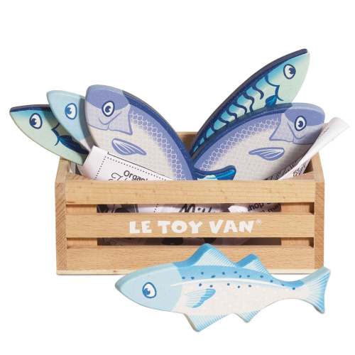 Market Fish Wooden Play Food Crate