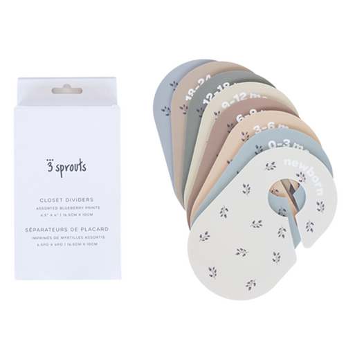 *closet dividers (newborn to 24 months) - blueberry