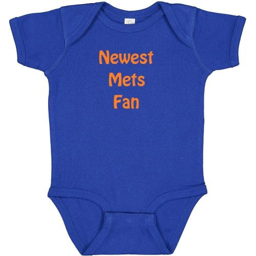 New Mets Fan Cute Baby Bodysuit