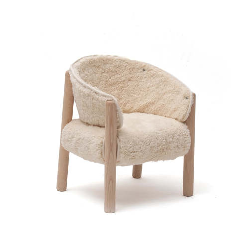 Fur Milk SABA Chair