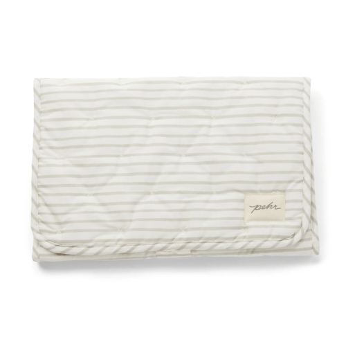 Striped On the Go Portable Changing Pad