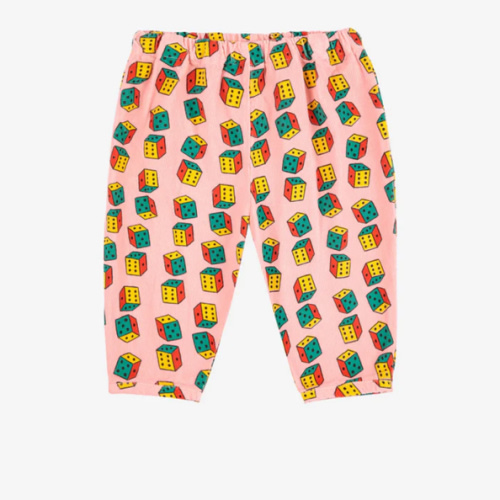 Dices all over micro corduroy pants