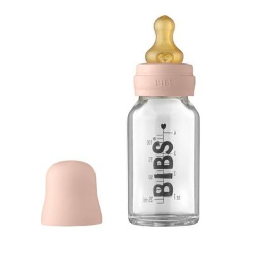 Bibs Baby Glass Bottle with Latex Nipple