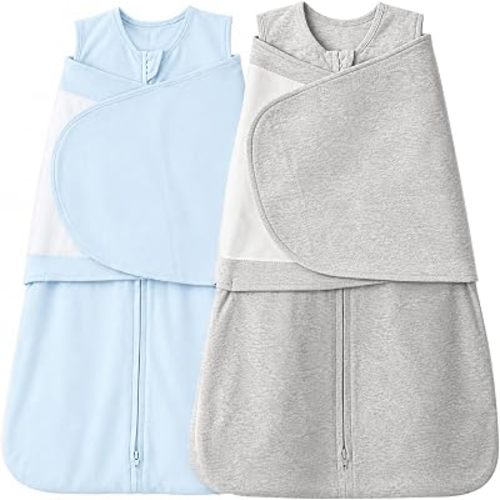 Baby Sleep Sack Swaddle 2 Pack,Swaddles 3-6 Months,Organic Cotton