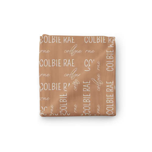 Personalized Baby Name Swaddle Blanket | Caden Lane
