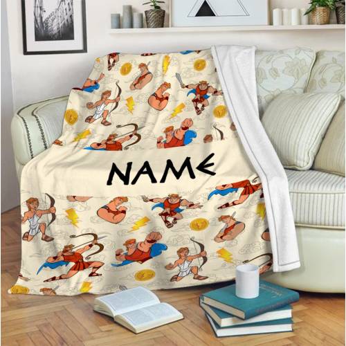 Personalized Name Hercules Bedding Decor, Disneyland Blanket, Best Friend, Walt Disney World, Baby Shower Gift