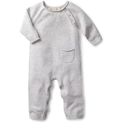Intarsia Sweater Romper in Organic Cotton by Hope & Henry Baby