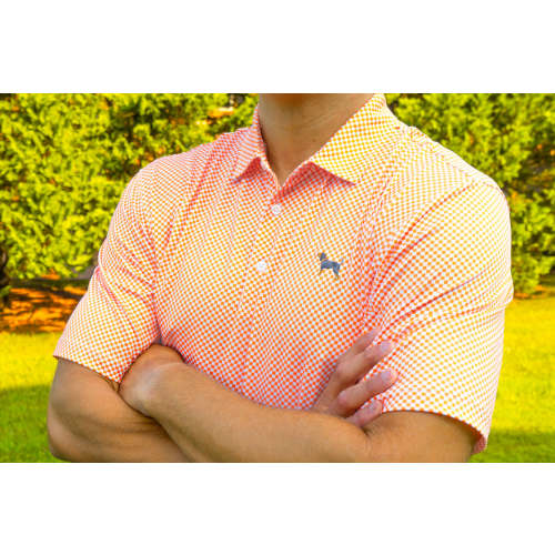 University of Tennessee Bluetick Checkerboard Polo Shirts - Volunteer Traditions